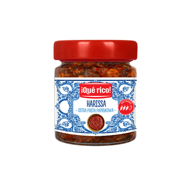 Pasta paprykowa ostra HARISSA 220g - QUE RICO